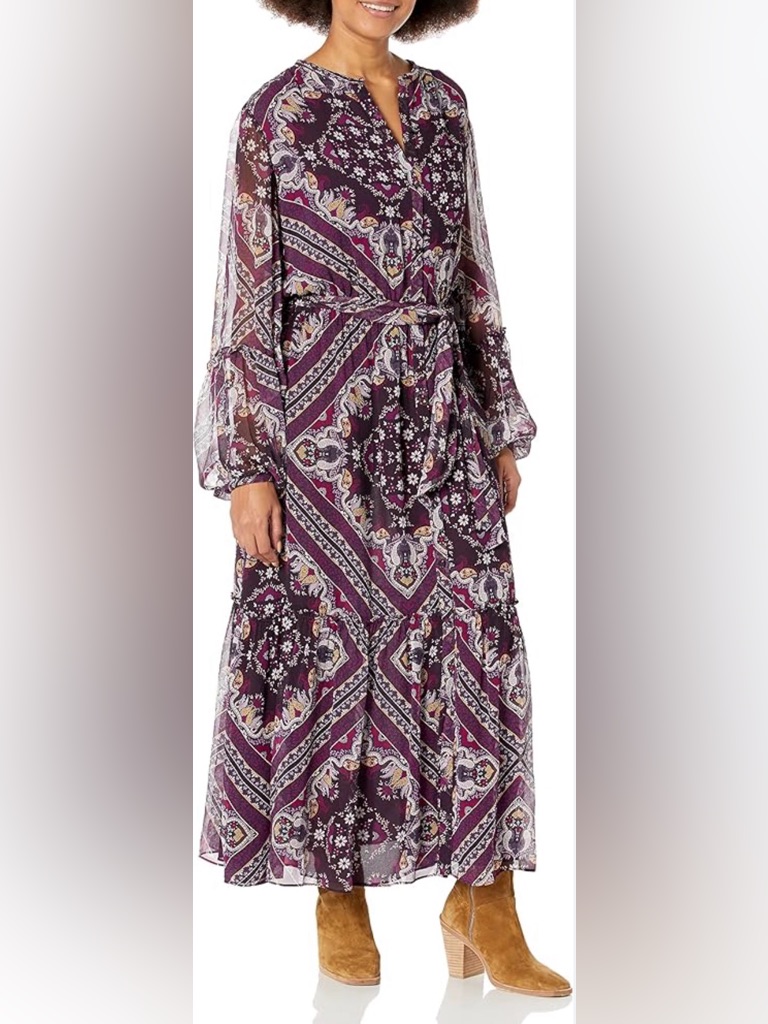 Ramy Brook Women's Tabitha Long Sleeve Maxi Dress